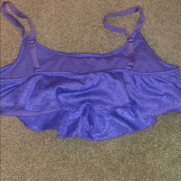 Purple flounce bikini top - Picture 3 of 3
